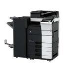 Konica Minolta bizhub C558 - C458 Right Side view with booklet inisher